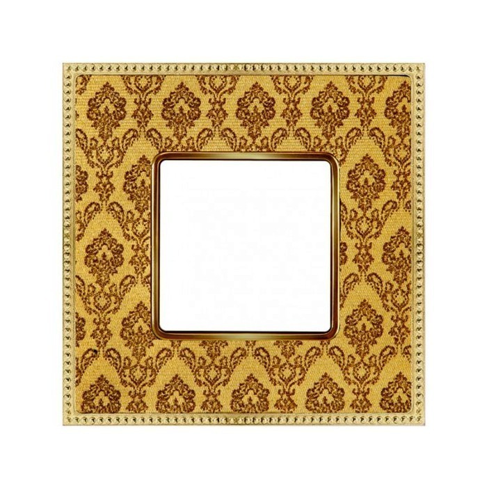 FD01441DGOB Рамка Belle Epoque Tapestry Золото 1-постовая Fede фото