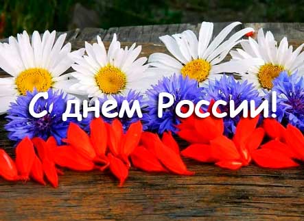 Поздравляем с днем России!