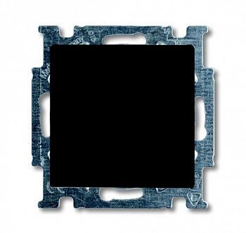 1012-0-2174 (2006/1 UC-95-5), Механизм 1-клавишного, 1-полюсного выключателя с клавишей, серия Basic 55, цвет chateau-black, ABB фото
