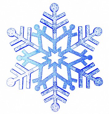 Елочная фигура Снежинка резная, 81 см, цвет синий NEON-NIGHT 502-383 фото