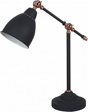 Офисная настольная лампа Braccio A2054LT-1BK Arte Lamp фото