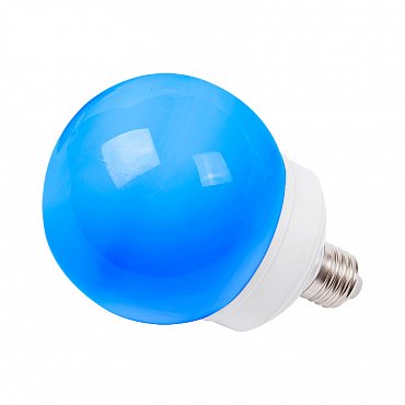 Лампа шар e27 12 LED 100мм синяя NEON-NIGHT 405-133 фото