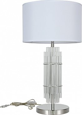 Интерьерная настольная лампа 3680 3681/T nickel Newport фото